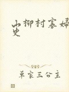 山柳村寡妇的情史