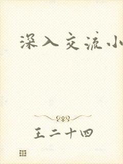 深入交流小说