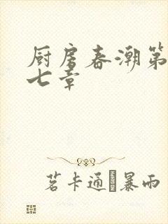 厨房春潮第三十七章