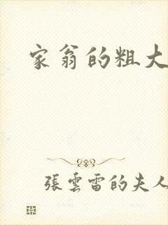 家翁的粗大