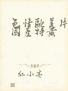 色情欧美片午夜国产特黄