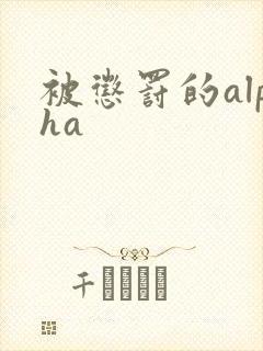 被惩罚的alpha