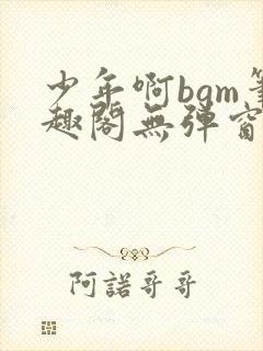 少年啊bgm笔趣阁无弹窗免费