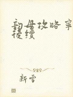 韵母攻略宁秋婉后续