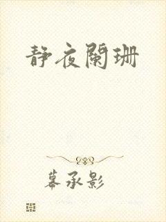 静夜阑珊
