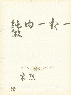 纯肉一对一到处做