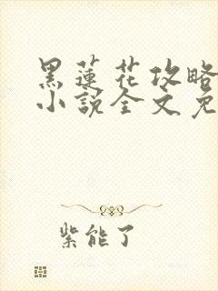 黑莲花攻略手册小说全文免费阅读笔趣阁