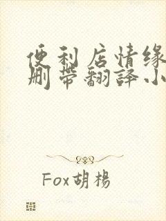 便利店情缘未增删带翻译小说