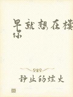 早就想在楼梯要你