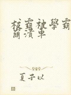 校霸被学霸玩到崩溃车