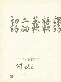 初二英语课代表的胸软软的