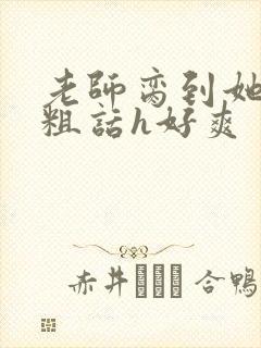 老师脔到她哭h粗话h好爽