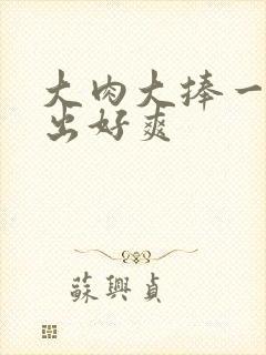 大肉大捧一进一出好爽