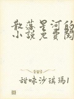 散落星河的记忆小说免费阅读全文