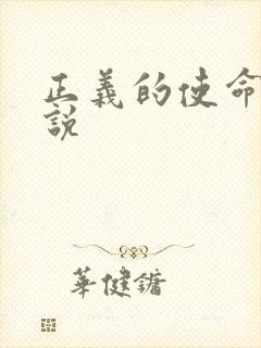 正义的使命 小说