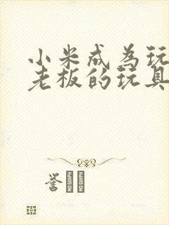 小米成为玩具店老板的玩具