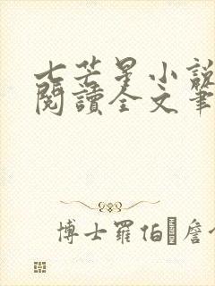 七芒星小说免费阅读全文笔趣阁