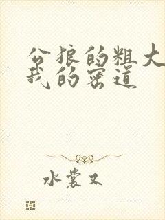 公狼的粗大挺进我的密道