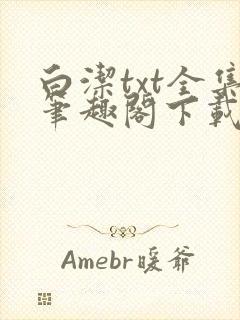 白洁txt全集笔趣阁下载