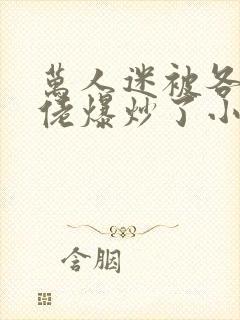 万人迷被各路大佬爆炒了小说