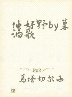 他好野by暮色酒歌