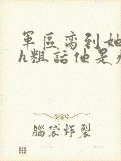 军区脔到她哭hh粗话他是疯批