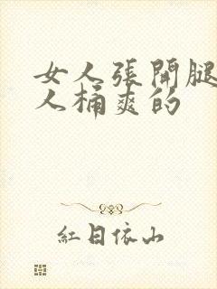 女人张开腿让男人桶爽的