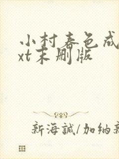 小村春色成刚txt末删版