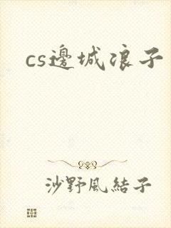 cs边城浪子