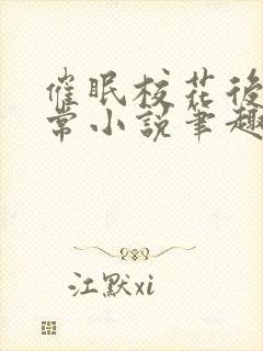 催眠校花后的日常小说笔趣阁