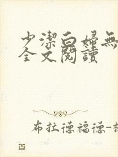 少洁白妇无删减全文阅读