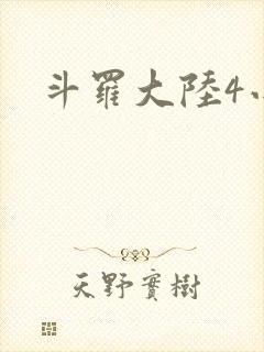 斗罗大陆4小说