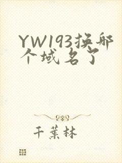 YW193换哪个域名了