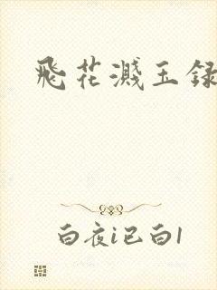 飞花溅玉录