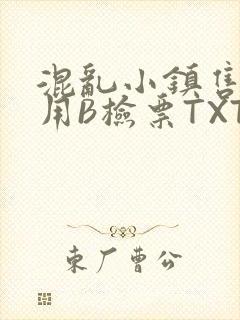 混乱小镇售票员用B检票TXT