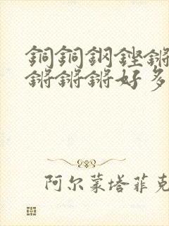 铜铜钢铿锵锵锵锵锵锵好多少阅读