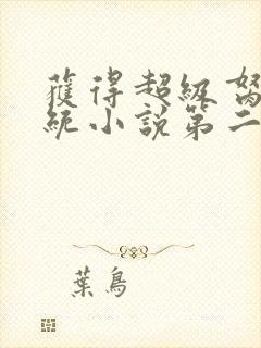 获得超级胬肉系统小说第二部