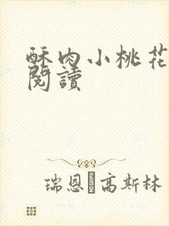 酥肉小桃花全文阅读