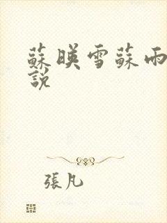 苏映雪苏雨柔小说