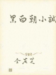 黑白朝小诚