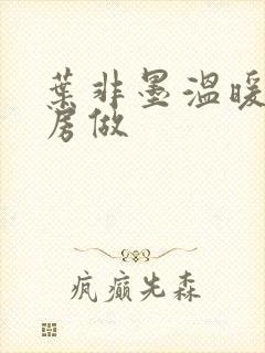 叶非墨温暖在厨房做