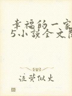 幸福的一家1一5小说全文阅读