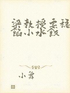 梁教授要稳住肉馅小水饺