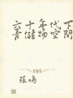 六十年代下乡知青储物空间