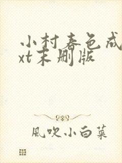 小村春色成刚txt末删版