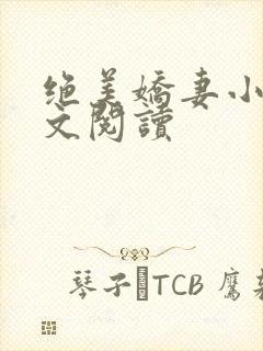 绝美娇妻小说全文阅读