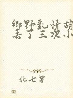 乡野乱情胡秀英丢了三次小说