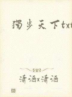 独步天下txt