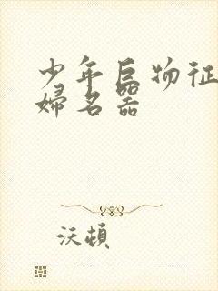 少年巨物征服美妇名器