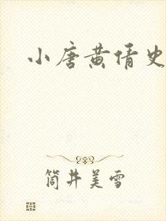 小唐黄倩史